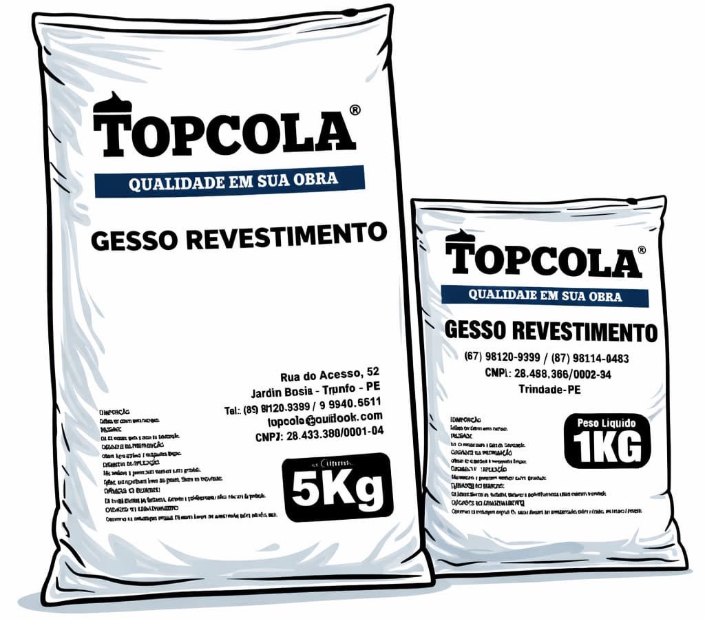 Gesso Revestimento TOPCOLA